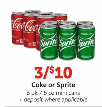 Fareway Coke or sprite offer