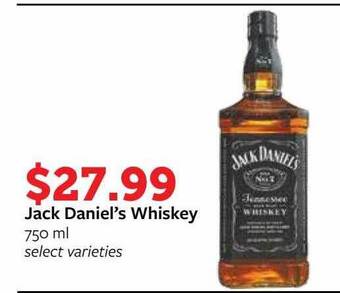 Fareway Jack daniel's whiskey offer