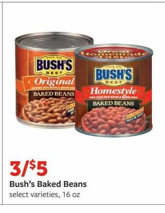 Fareway Bush's baked beans offer
