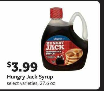 Fareway Hungry jack syrup offer