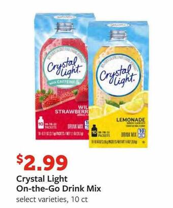 Fareway Crystal light on-the-go drink mix offer