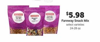 Fareway Fareway snack mix offer