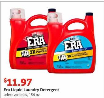 Fareway Era liquid laundry detergent offer