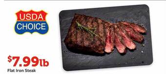 Fareway Flat iron steak offer