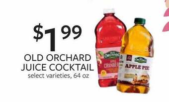 Fareway Old orchard juice cocktail offer