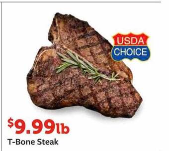 Fareway T-bone steak offer