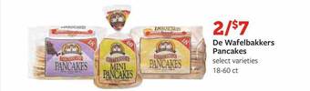 Fareway De wafelbakkers pancakes offer