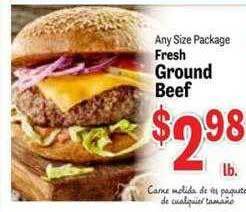 Food Depot Fresh ground beef offer