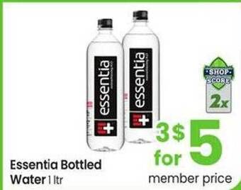Safeway Essentia bottled water offer
