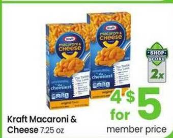 Safeway Kraft macaroni & cheese offer
