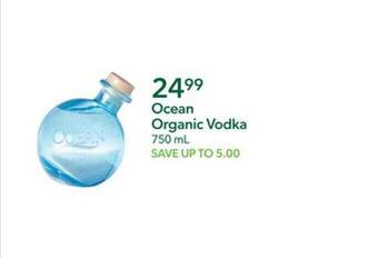 Publix Ocean organic vodka offer