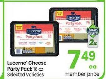 Safeway Lucerne cheese party pack offer