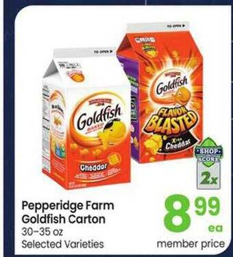 Safeway Pepperidge farm goldfish carton offer