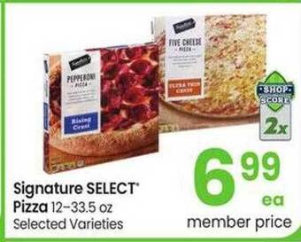 Safeway Signature select pizza offer
