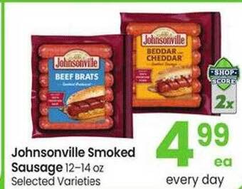Safeway Johnsonville smoked sausage offer