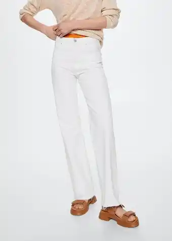 Mango High-rise wideleg jeans offer