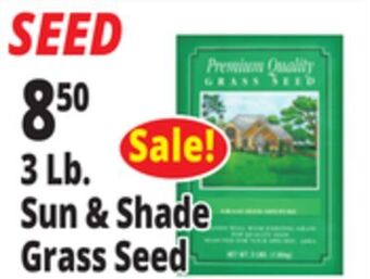 Ocean State Job Lot Premium quality sun & shade grass seed mixture, 3 lbs offer