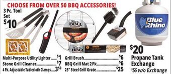 Ocean State Job Lot Bbq accessories offer