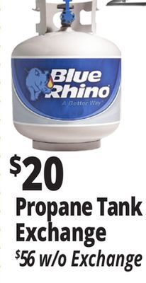 Ocean State Job Lot Propane tank exchange offer