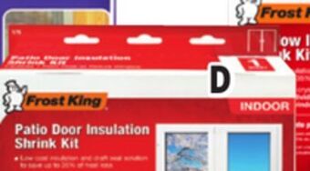 Ocean State Job Lot Single patio door shrink film insulation offer