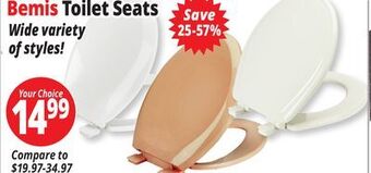 Ocean State Job Lot Bemis toilet seats offer