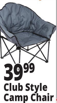 Ocean State Job Lot Folding club style camp chair offer