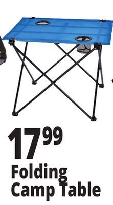 Ocean State Job Lot Folding camp table offer