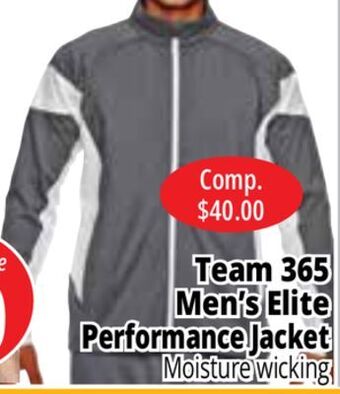 Ocean State Job Lot Team 365 men's elite performance jacket offer