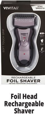 Ocean State Job Lot Vivitar stay smooth rechargeable foil shaver offer