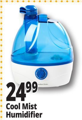 Ocean State Job Lot Cool~breeze® 25w ultrasonic cool mist humidifier, 1-gal offer