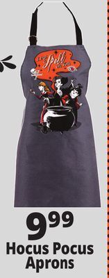 Ocean State Job Lot Disney hocus pocus apron offer