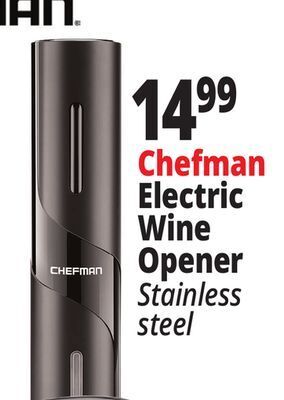 Ocean State Job Lot Chefman electric wine opener offer