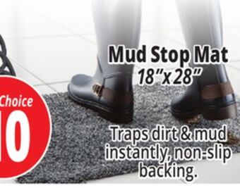 Ocean State Job Lot Mud stop 18"x28" super absorb floor mat offer