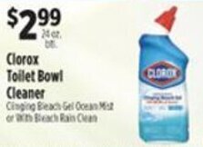 Pioneer Supermarkets Clorox Toilet Bowl Cleaner offer