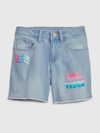 Gap Kids Kids midi denim shorts with washwell offer
