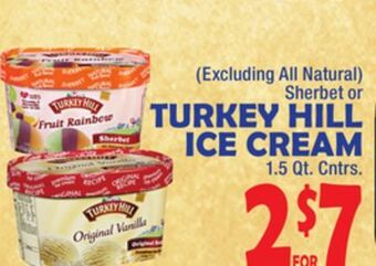 Bravo Supermarkets Turkey hill ice cream offer