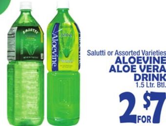 Bravo Supermarkets Aloevine aloe vera drink offer