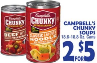 Bravo Supermarkets Campbell's chunky soups offer