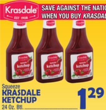 Bravo Supermarkets Krasdale ketchup offer