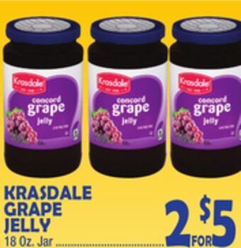 Bravo Supermarkets Krasdale grape jelly offer