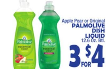 Bravo Supermarkets Palmolive dish liquid offer