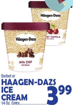 Bravo Supermarkets Haagen-dazs ice cream offer