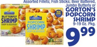 Bravo Supermarkets Gorton's popcorn shrimp offer