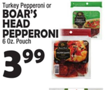 Bravo Supermarkets Boar's head head pepperoni offer