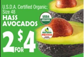 Bravo Supermarkets Hass avocados offer