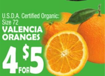 Bravo Supermarkets Valencia oranges offer