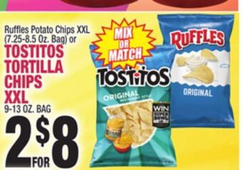 C Town Tostitos tortilla chips xxl 9-13 oz. bag offer