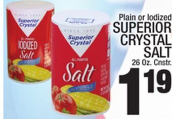 C Town Superior crystal salt offer