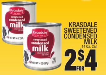 C Town Krasdale sweetened condensed milk offer