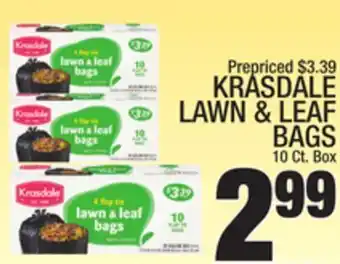 C Town Krasdale lawn & leaf bags offer